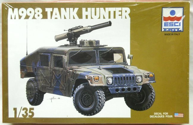 ESCI 1/35 M998 Tank Hunter Hummer, 5017 plastic model kit